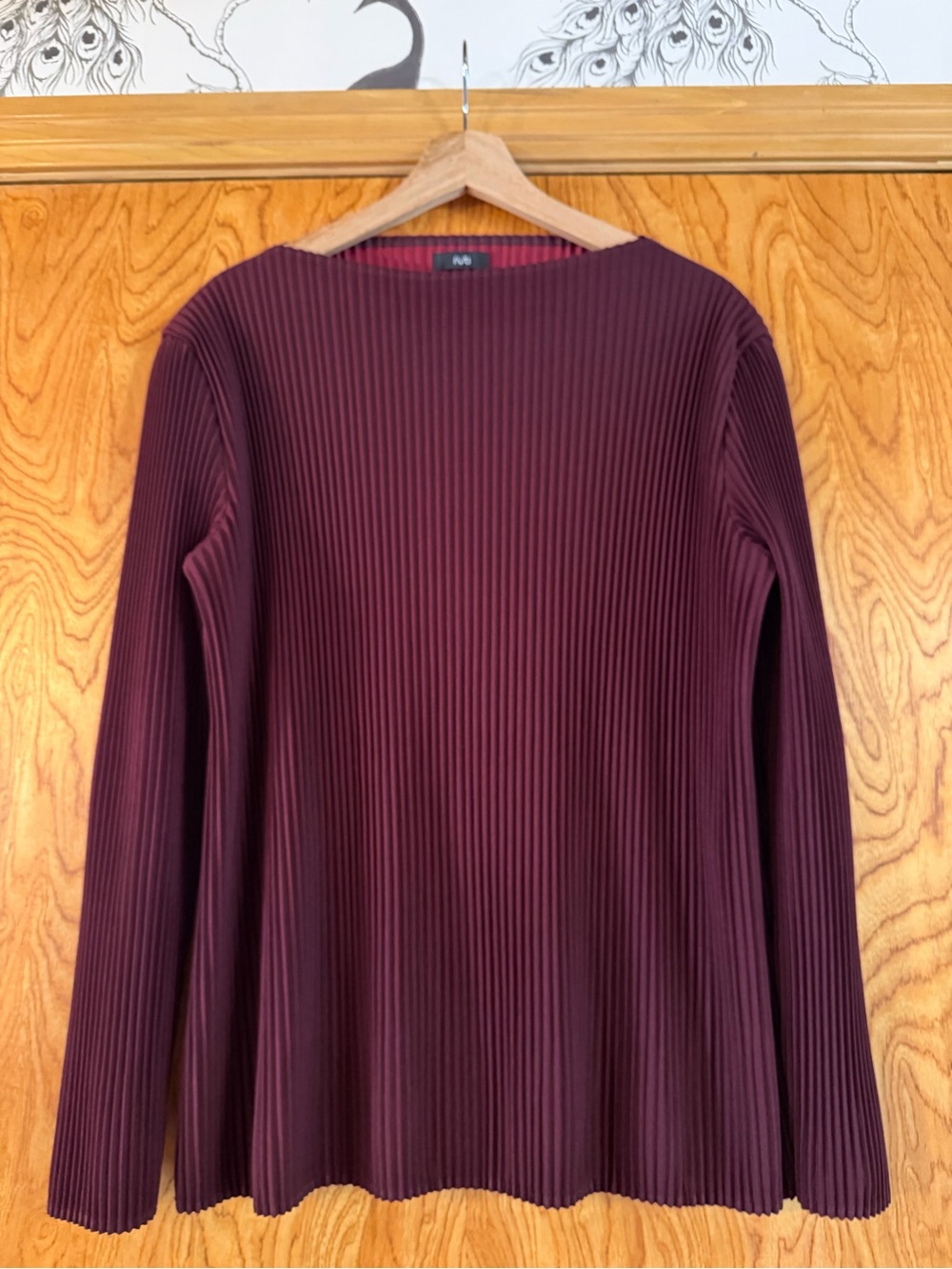 Ruti Pleated Long Sleeve Blouse
